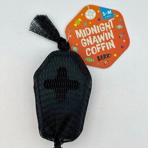 Bark Box Midnight Gnawin Coffin Halloween Dog Toy Rubber S-M 0-50 lbs